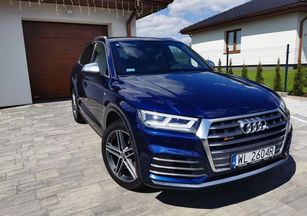 Audi SQ5 cena 166000 przebieg: 55000, rok produkcji 2018 z Legionowo małe 172